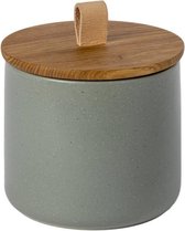 Costa Nova - vaisselle - pot de rangement Pacifica vert - 1,35L - faïence - H 14 cm
