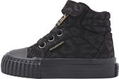 DEE Baby meisjes sneakers hoog - Zwarte panterprint - maat 22