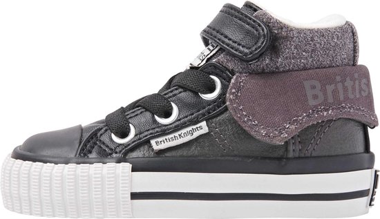 ROCO Baby jongetjes sneakers hoog - Zwart - maat 20