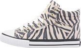 DEE Dames sneakers hoog - Zebra - maat 36