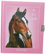 Paarden dagboek met slotje - Hardcover - Roze - A5 formaat- Paarden spullen