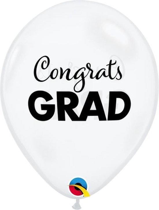 Ballonnen Congratulations Graduate 25 stuks