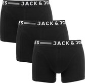 Jack & Jones 3P boxers plus size sense zwart - 3XL