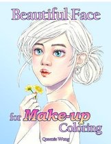 Beautiful face for makeup coloring