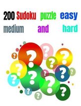 200 Sudoku puzzle easy medium and hard