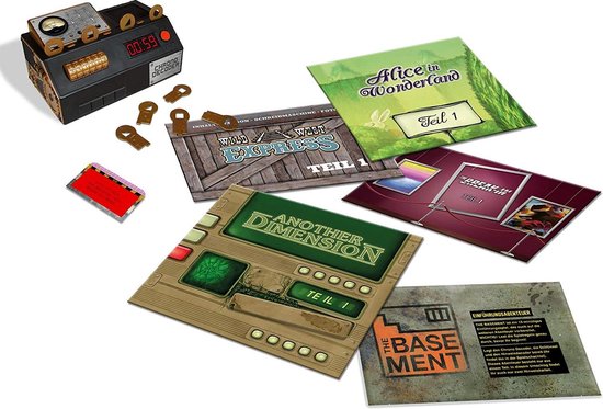 Thumbnail van een extra afbeelding van het spel Noris - Escape Room puzzels - Spannend familiespel met chrono decoder