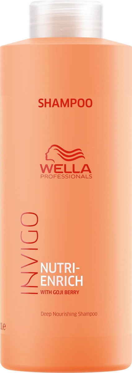 Wella Invigo Nutri Enrich Shampoo 1000 ml - Normale shampoo vrouwen - Voor Alle haartypes