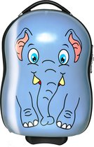 Olifant - kinderkoffer - kinder trolley met ritssluiting - 40L