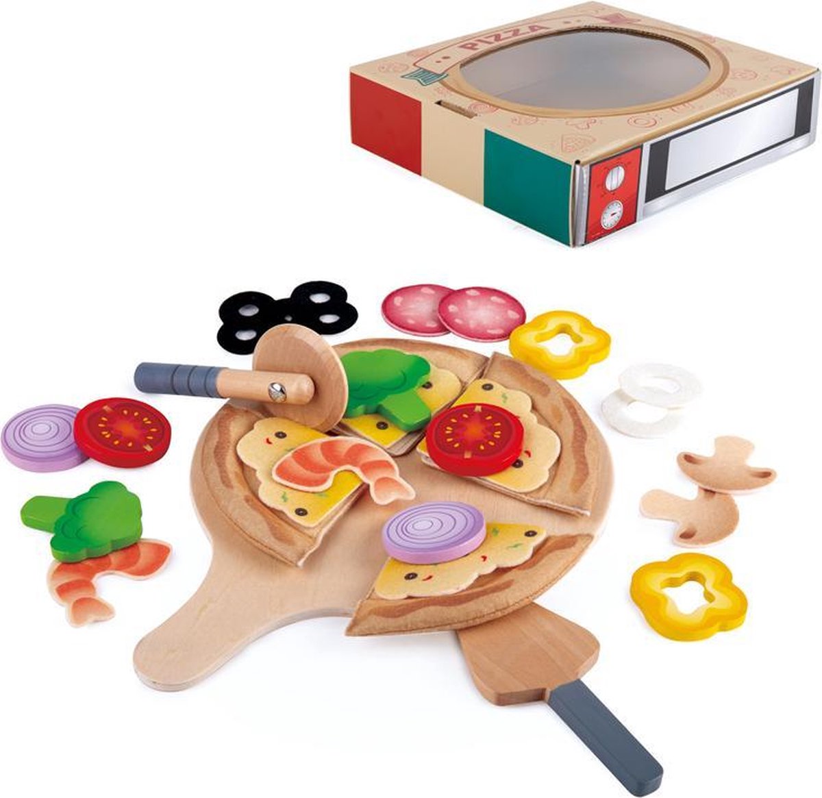 Hape Pizza Playset 29 Stuks | bol.com
