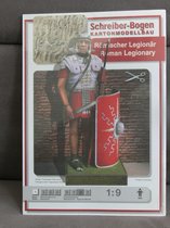 Modelbouw, bouwplaat van een Romeinse Legionair, schaal 1:9