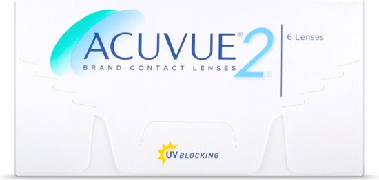 -8,50  ACUVUE 2 - 6 pack - Weeklenzen  - Contactlenzen - BC 8,30 - Acuvue