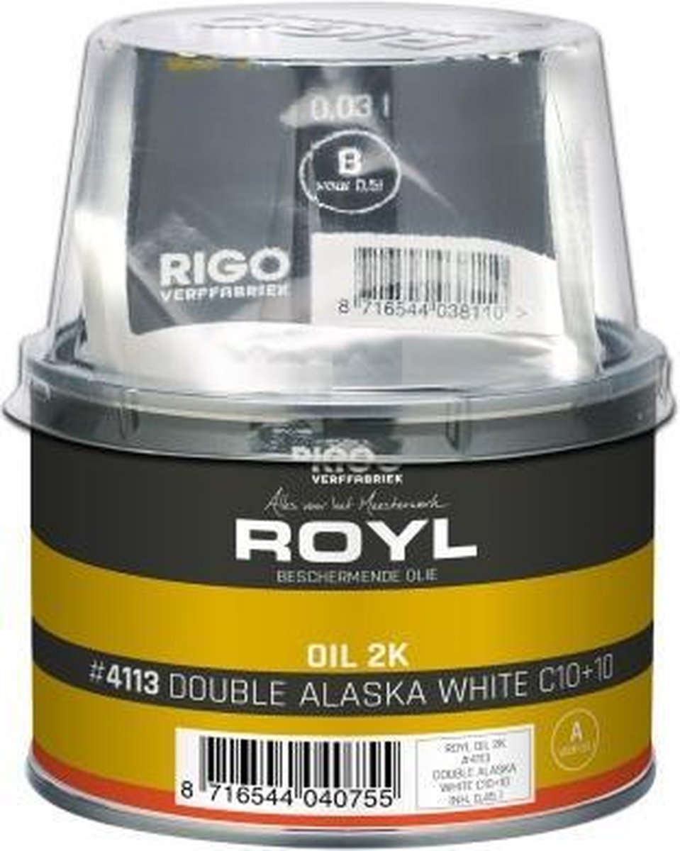 ROYL Oil-2K Alaska White C10 #4110 - 0,5 liter ready mix
