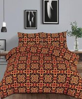 Dekbedovertrek Barok Fancy – 240x220cm – lits jumeaux – Zwart – Goud