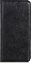 Sony Xperia 1 III Hoesje - Mobigear - Cowboy Serie - Kunstlederen Bookcase - Zwart - Hoesje Geschikt Voor Sony Xperia 1 III