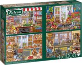 Jumbo Spelen - Falcon de Luxe - Legpuzzel nostalgische winkels