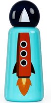 Lund London - Skittle Drinkfles Mini - Thermosfles - Dubbelwandig - 300 ml - Raket