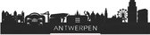 Standing Skyline Antwerpen Zwart hout - 60 cm - Woondecoratie design - Decoratie om neer te zetten - WoodWideCities