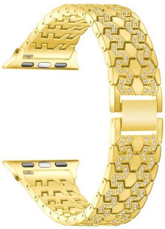 Geschikt voor Apple Watch bandje 42 / 44 / 45 mm - Series 1 2 3 4 5 6 7 SE  - | bol.com