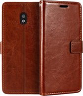 Luxe PU Lederen Wallet Case Geschikt Voor  Cat S42/Cat S42 H+ - Caterpillar S42  H Plus - Portemonnee Book Case Flip Cover Hoesje Met Multi Stand - Kaarthouder Card Case Beschermhoes Sleeve M