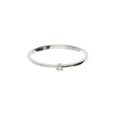 Glow 214.3063 Ring Witgoud G SI 1 0,03ct - maat 52