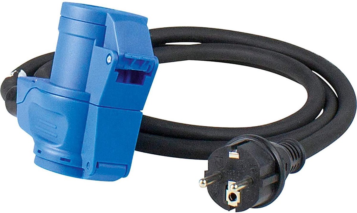 CEE Stecker Steckdose Kupplung, 230V 16A, 3-polig, zB für Caravan Camping Boot