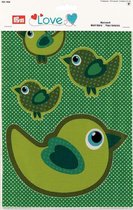 prym love 931904 motiefkussen vogel groen