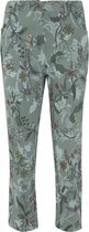 Cassis - Female - Broek met bloemenprint  - Kaki