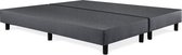 Beddenleeuw Boxspring Bed Zonder Matras - 180x200 - Antraciet Stof