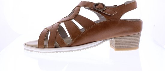 Verhulst-Bridget sandaal wijdte K-Cognac leer-3030-maat 4 | bol.com