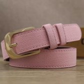 Fliex - riem - roze - gesp goudkleurig - one size