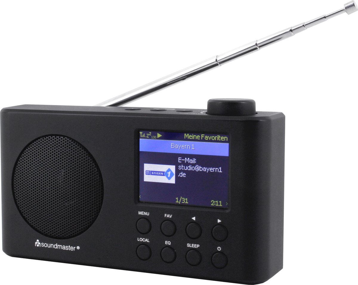 Soundmaster IR6500SW- Radio Internet portable avec batterie intégrée et  écran couleur... | bol.com