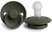 Frigg Classic Siliconen Fopspeen 6+M | Olive