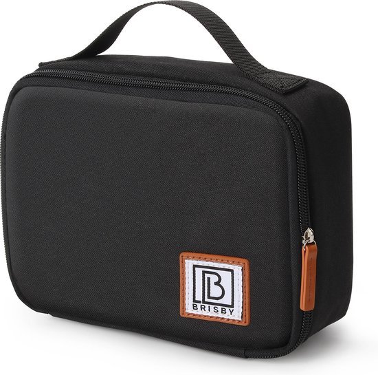 Brisby 4 Laags Geïsoleerde Koeltas - Lunchtas 1.5 liter - Zwart
