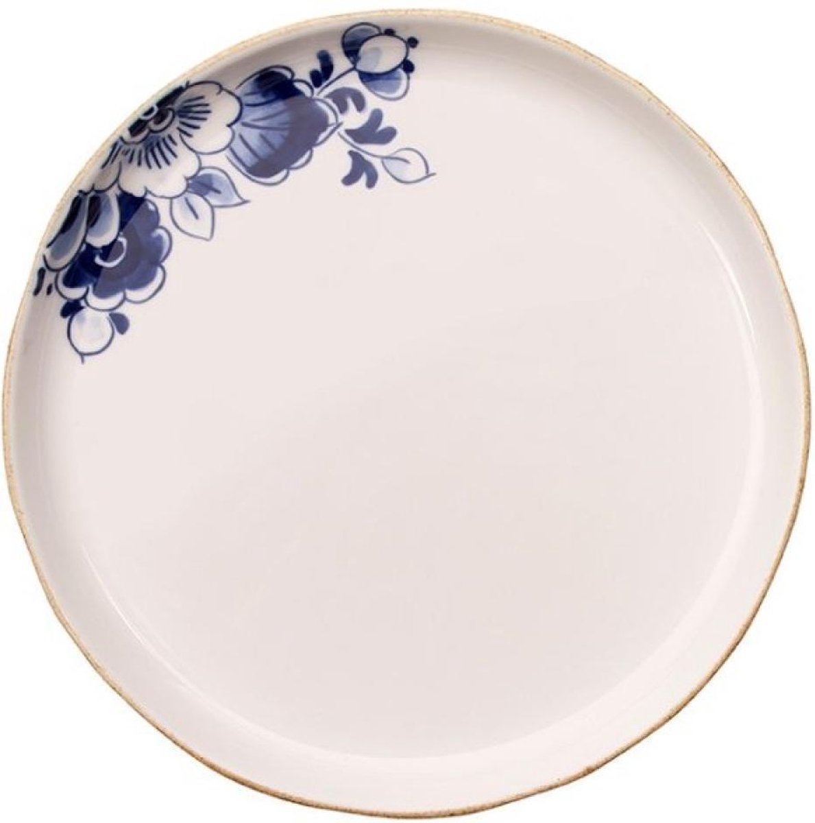 Ontbijtbord - 21 cm - Heinen Delfts blauw - Delfts blauw - ontbijtborden porselein - cadeau vrouw - Moederdag cadeau