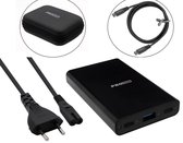 Pro-User - Desktop Charger - USC-C PD 60W - Quick Charge 3.0 18W + Travelcase + USB C-C kabel