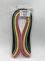 Quilling papier Regenboog 24 kleurig 5mm dik en 53cm lang