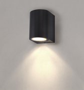 Ledvion Vesta - Wandlamp Buiten - Zwart - GU10 Fitting - IP54