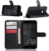 HTC 10 Hoesje Wallet Case Zwart