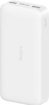 XIAOMI Mi Powerbank 20.000 mAh met 2 USB Poorten - Wit