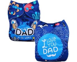 Mumsbest- wasbare luier- verstelbaar S,M,L- DAD