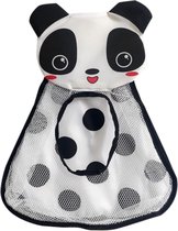 Opberg badspeelgoed net - Panda - Oplossing voor rondslingerend speelgoed - Ideaal voor elke badkamer - Speelgoed zak - Badspeelgoed tas - Bad speelgoed opbergen netje - Makkelijk te bevestig
