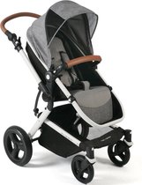 Chic 4 Baby PASSO kinderwagen - 2 in 1 wandelwagen - Inclusief Accessoires - Grijs/Wit