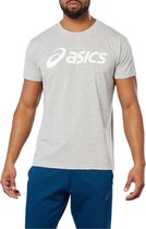 Asics Sport Logo Tee 132709-7039, Mannen, Grijs, t-shirts, maat: S EU