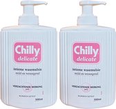 Chilly Delicate Intieme Wasemulsie Mild & Verzorgend Multi Pack - 2 x 300 ml