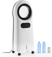 Mobiele Aircooler Airconditioning Zonder Slang 20M2 Bladloos 4 in 1 Stil - 360 Graden Lucht - Onder 55DB - Timer - Led - Afstandsbediening