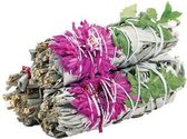 Luxeli - Dahlia Witte Salie Smudge Stick - 1 Stuk - 10 cm - White Sage - Huisreiniging - Yoga - Meditatie