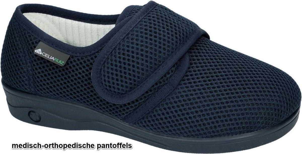 Celia Ruiz -Dames - blauw donker - pantoffels - maat 35