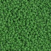 miyuki delica's 11/0 opaque matte green DB-754