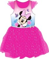 Roze tulejurk van Minnie Mouse maat 104