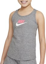 Nike Sportswear Jersey Tanktop Top - Meisjes - grijs - roze - wit
